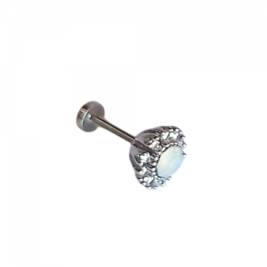 Piercing Labret Modelo 36 Rosca Interna Aço 316L
